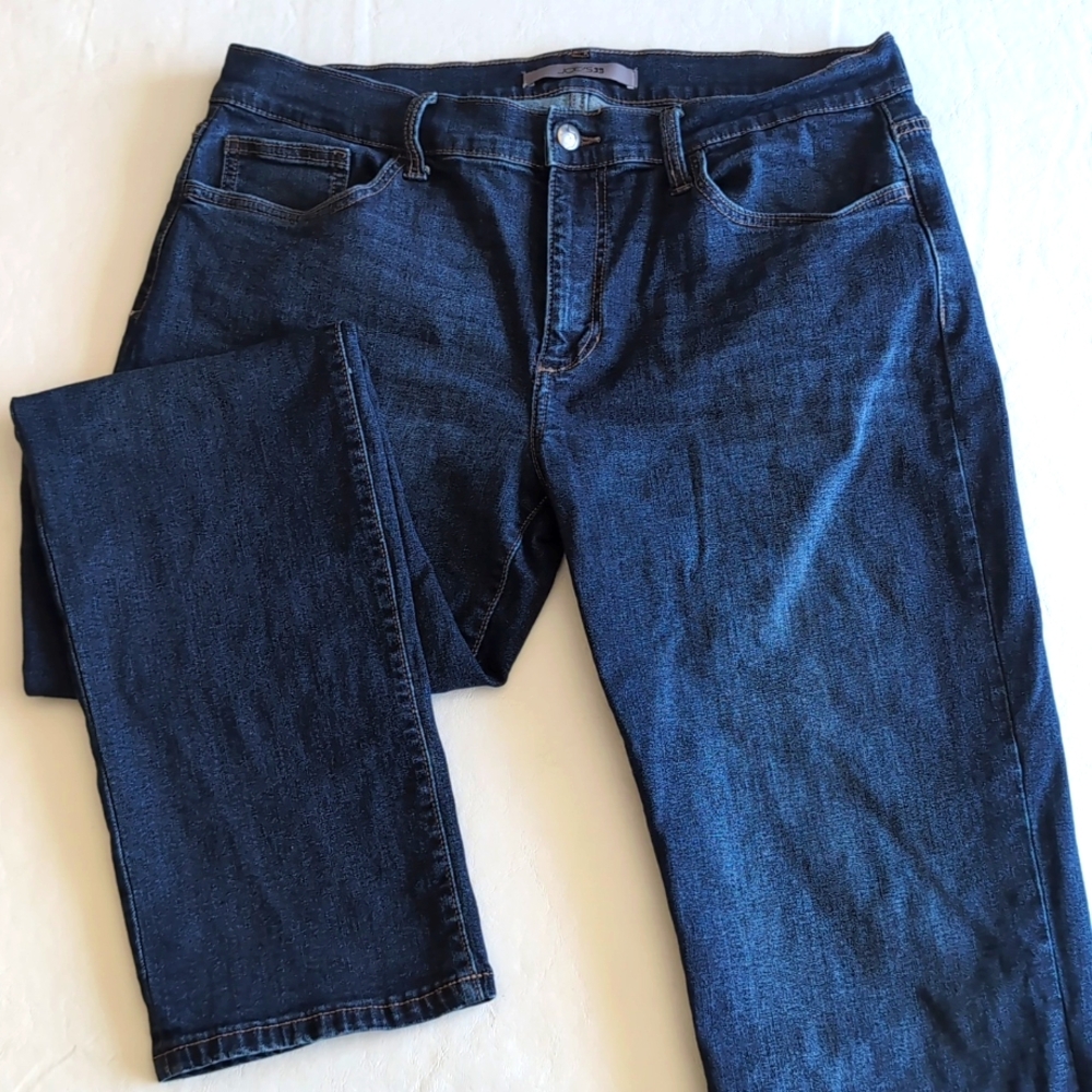Joe's Jeans Women's Straight Leg Deep Indigo Denim Jeans